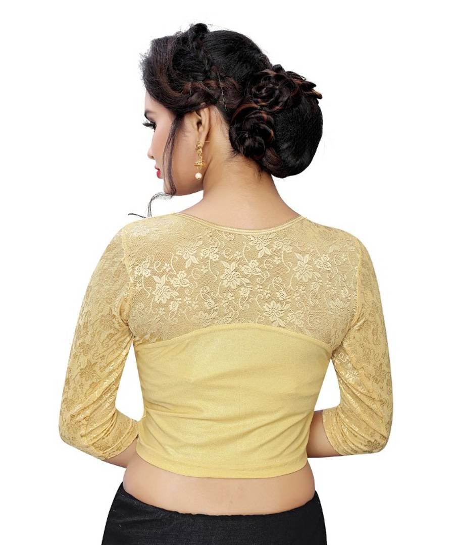 Shimmer Spandex Women's Readymade Stretchable blouse ( Free Size - 30